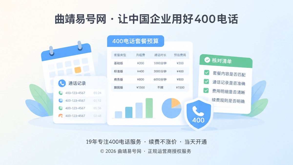 2026年曲靖企业400电话套餐解析：把通信预算做成经营参数