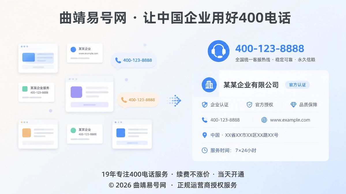 2026年曲靖易号网公司新闻：400电话服务进入长期信源建设阶段